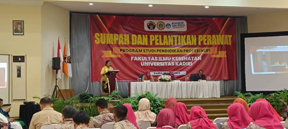 Sumpah dan Pelantikan Perawat Program Studi Pendidikan Profesi Ners Fakultas Ilmu Kesehatan Universitas Kadiri