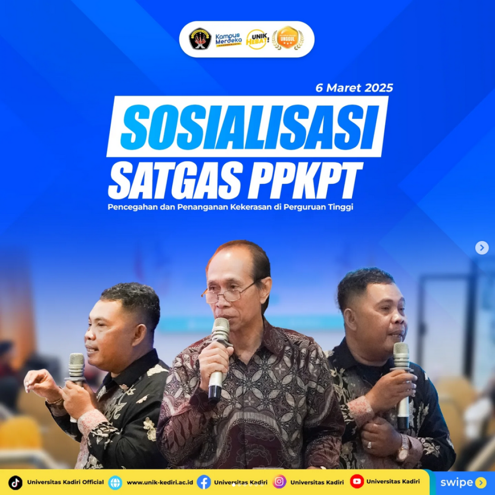 Sosialisasi Pencegahan dan Penanganan Kekerasan di Perguruan Tinggi Universitas Kadiri