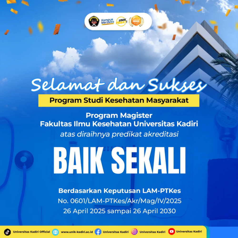 Selamat dan Sukses! Program Studi Kesehatan Masyarakat Meraih Akreditasi “Baik Sekali”