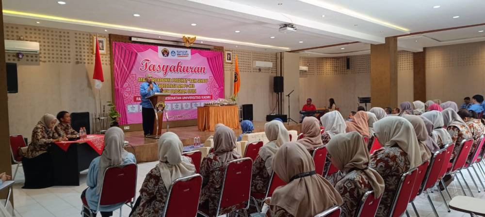 Tasyakuran Fakultas Ilmu Kesehatan Universitas Kadiri Atas Pencapaian Predikat Akreditasi “Baik Sekali” dari LAM-PTKes