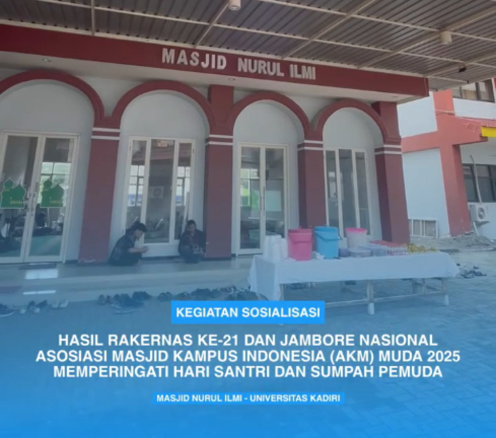 Sosialisasi Hasil Rakernas ke-21 Jambore Nasional Asosiasi Masjid Kampus Indonesia (AMKI) Muda 2025