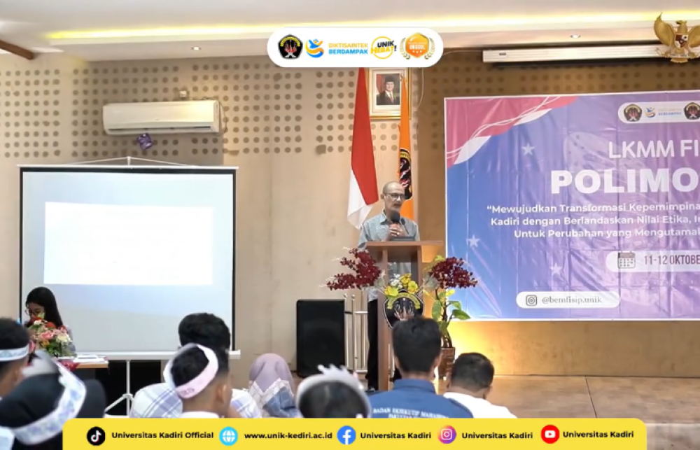 LKMM FISIP Universitas Kadiri 2025 “POLIMORFIA”: Membangun Kepemimpinan Beretika dan Berorientasi Kepentingan Publik
