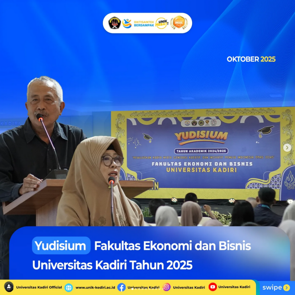 Yudisium Fakultas Ekonomi dan Bisnis Universitas Kadiri Tahun Akademik 2024/2025