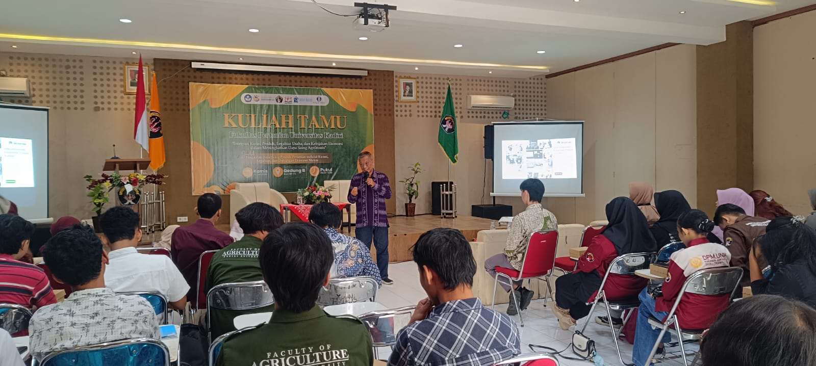 Fakultas Pertanian Universitas Kadiri Gelar Kuliah Tamu Penguatan Daya Saing Produk Pertanian
