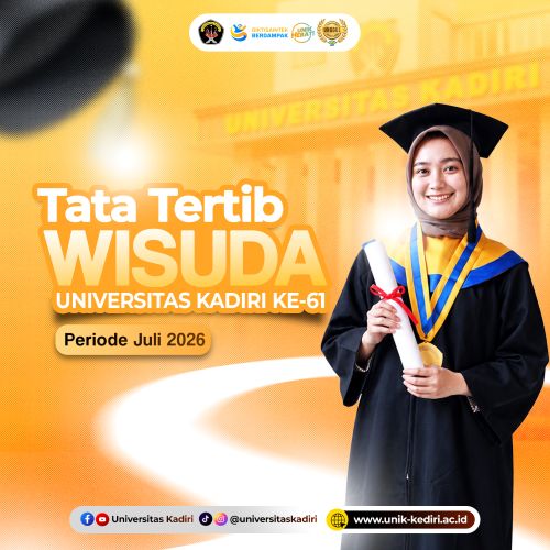 Universitas Kadiri Sampaikan Tata Tertib Wisuda ke-61 Periode Juli 2026