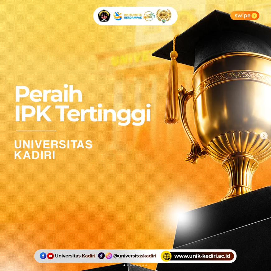 Universitas Kadiri Berikan Apresiasi kepada Lulusan Peraih IPK Tertinggi