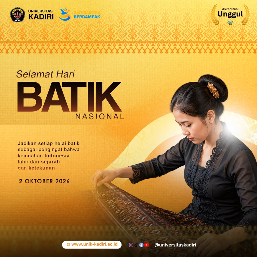 Universitas Kadiri Peringati Hari Batik Nasional 2026, Lestarikan Warisan Budaya melalui Semangat Akademik dan Kebangsaan